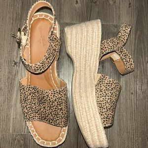 cheetah espadrille